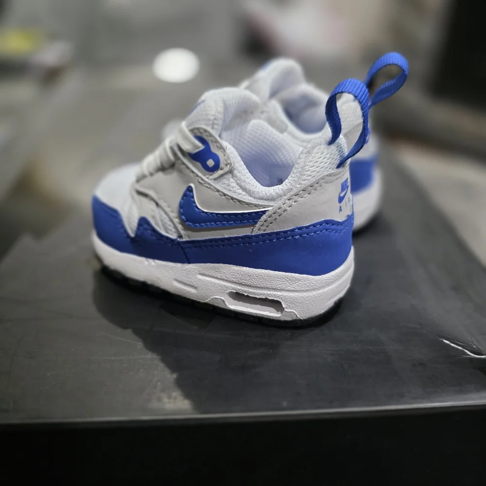 Nike Air Max 1 EasyOn Royal Blue TD NWT